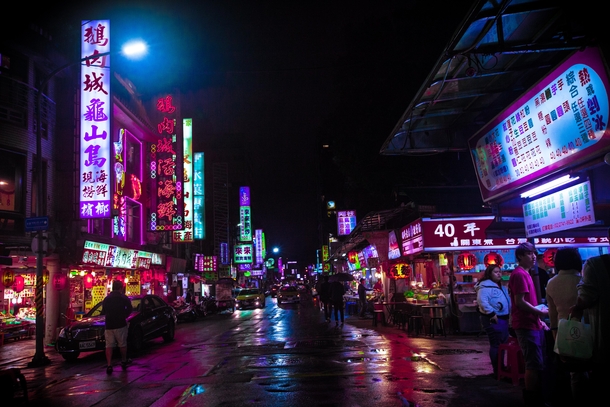 Night markets in Taipei 