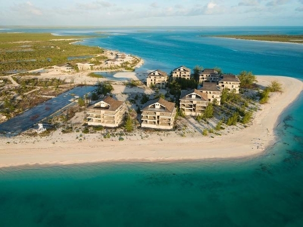 No Vacancies Ghost Development on Private Caribbean Island Dellis Cay  story and more pics in comments