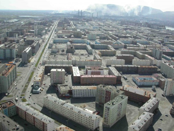 Norilsk an industrial city in Siberia Russia 