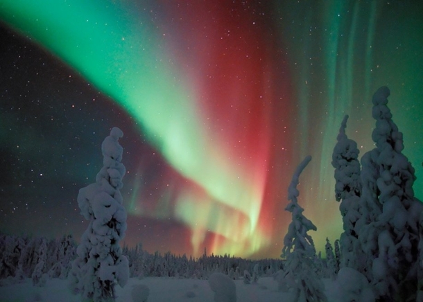 Northern lights Finland 
