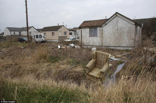 Not exactly abandoned but you wouldnt guess that by looking at it Welcome to Jaywick Englands most deprived village 