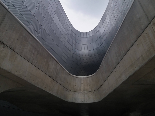 Nothing flat about the Dongdaemun Design Plaza in Seoul Designed by Zaha Hadid 