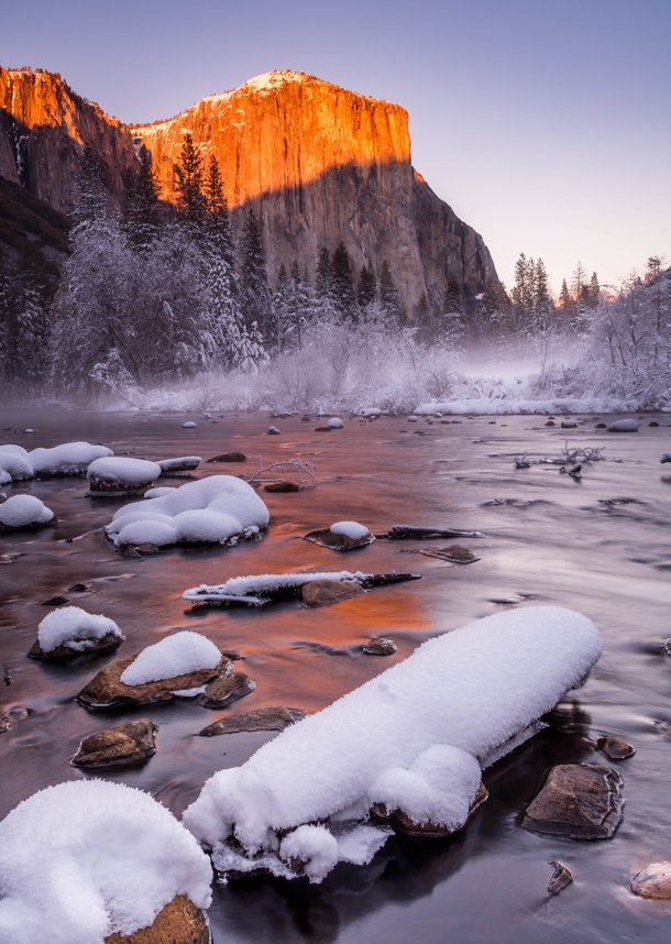 Nothing is more beautiful than winter in Yosemite CA