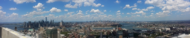 NYC viewed from the tallest building in brooklyn 