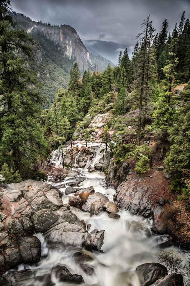 OC - Bridal Veil Falls - Yosemite CA - Feb  