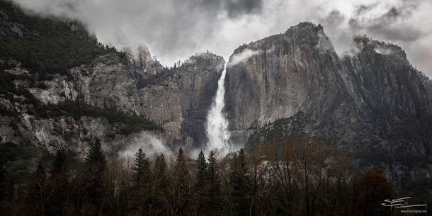 OC - Moody Yosemite Falls - Feb  - 