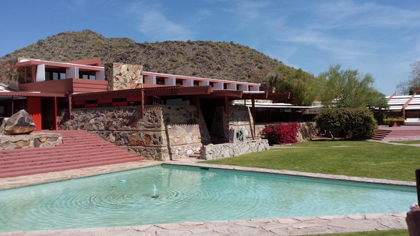 OC Taliesin West Frank Lloyd Wrights studio and home in Scottsdale Arizona From a  visit