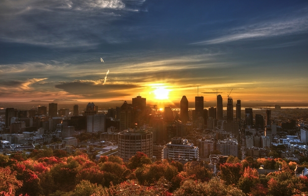 October Morning Light Montreal Canada 