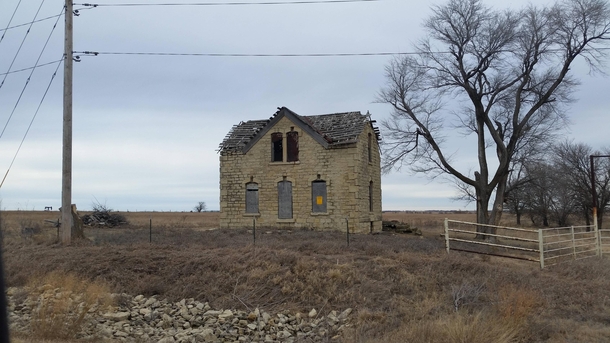 Old farmhouse in Kansas