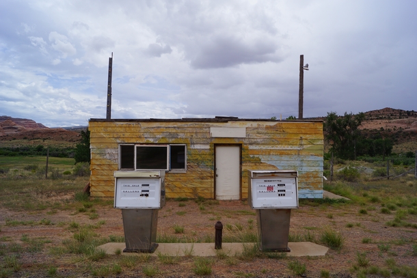 Old Gas Station near Moab UT 