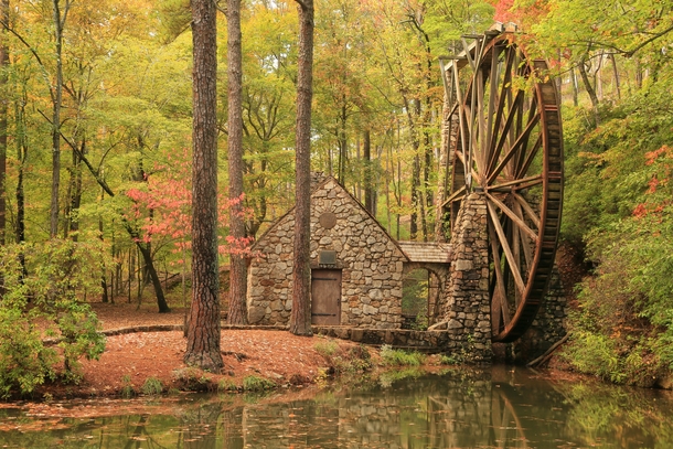 Old Mill Berry College Campus Rome Floyd County Georgia by Alan Cressler  x-post rHI_Res