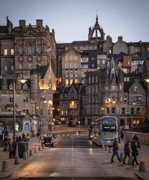 Old Town Edinburgh Scotland UK