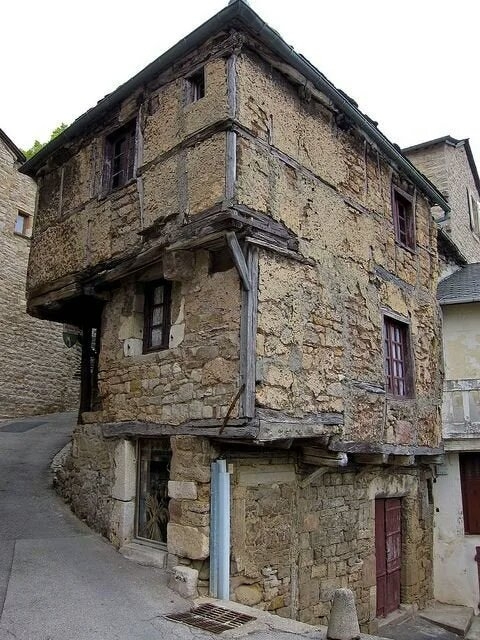 Oldest house in Aveyron France built in the th century   