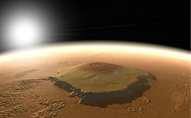 Olympus Mons Mars largest volcano