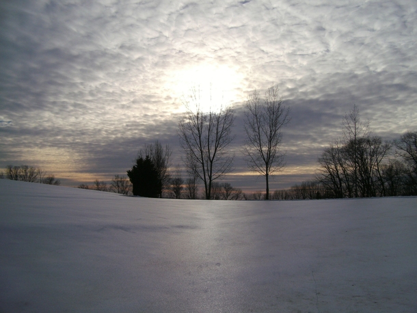 On a Frozen Hill in Carlisle Pennsylvania 
