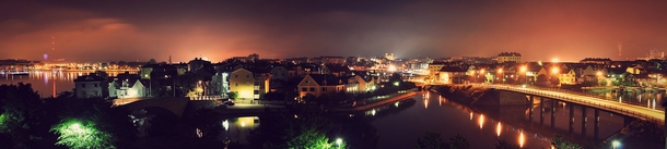 On the topic of small cities this is where I was born Karlskrona Sweden  