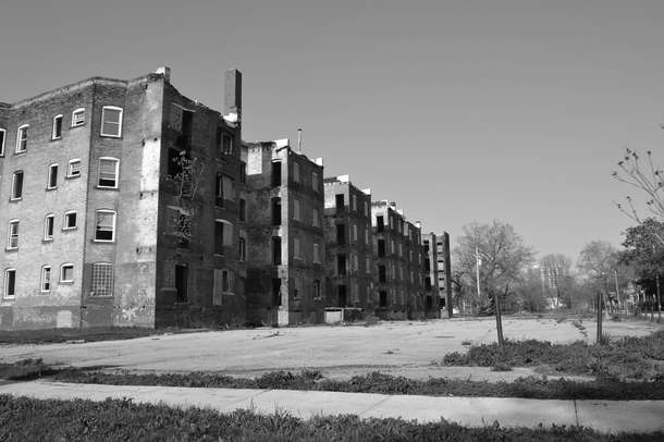 One in five buildings in East Cleveland is abandoned including all of these apartment buildings 
