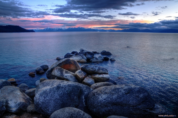 One more photo from last Sats sunset on the east shore of Lake Tahoe 