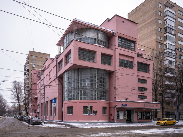 One of the finest examples of Soviet constructivist architecture - the Zuev Workers Club Moscow designed by Ilya Golosov in  