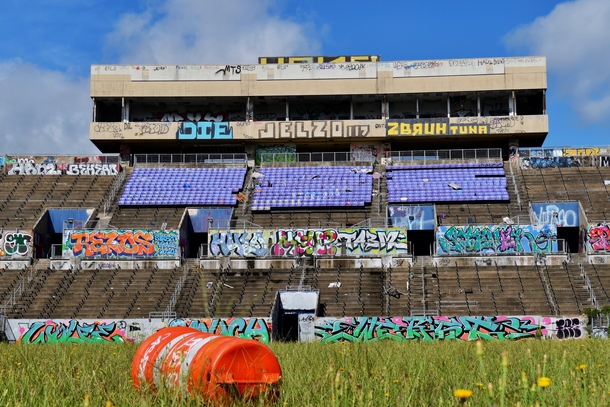 One of the two explores from this weekend in Atlanta The Alonzo Herndon Stadium The stadium was built in  and sits on the campus of Morris Brown College This  seat stadium has been left abandoned due to financial hardships In  it was used for summer Olymp