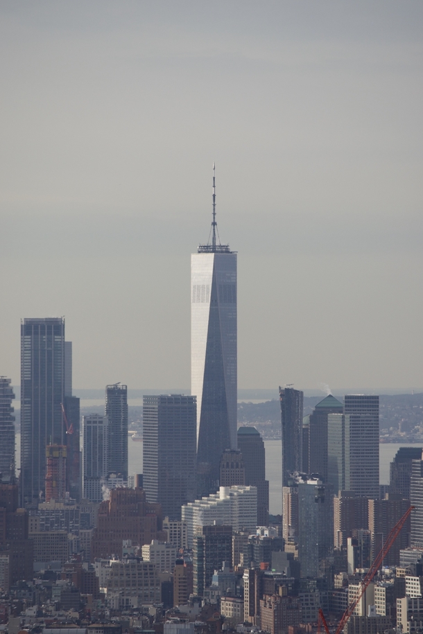 One World Trade Centre from the Rockefeller