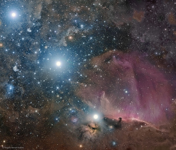 Orion Belt Flame and Horsehead 