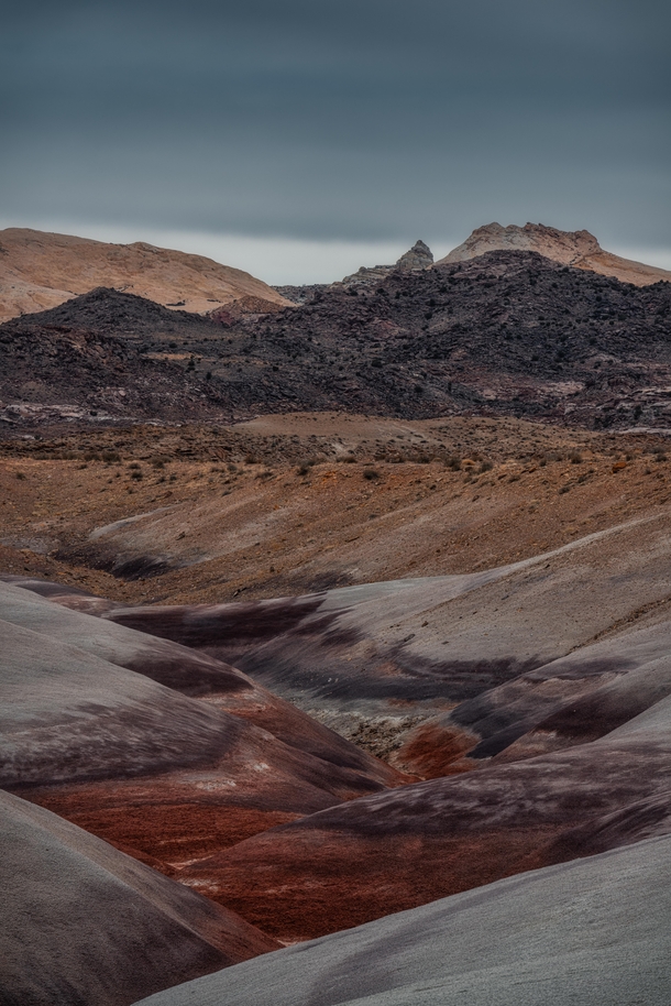 Otherworldly landscape of Central Utah 