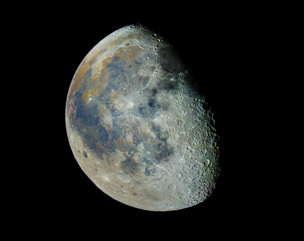 Our Moon in color 