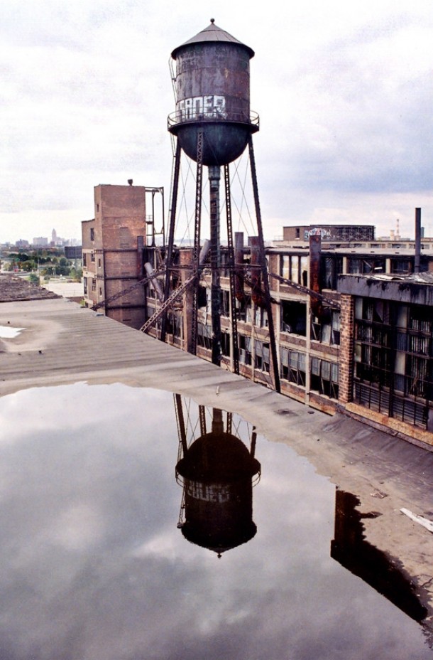 Packard Plant Water Tower Detroit MI 