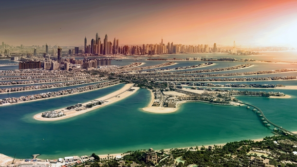 Palm Island Dubai nearing completion 