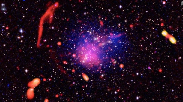 Pandoras Cluster is what became of  smaller galaxy clusters smashing into each other eons ago