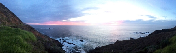 Panorama of Big Sur Taken on my iPhone 