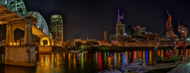 Panorama of Nashville TN 