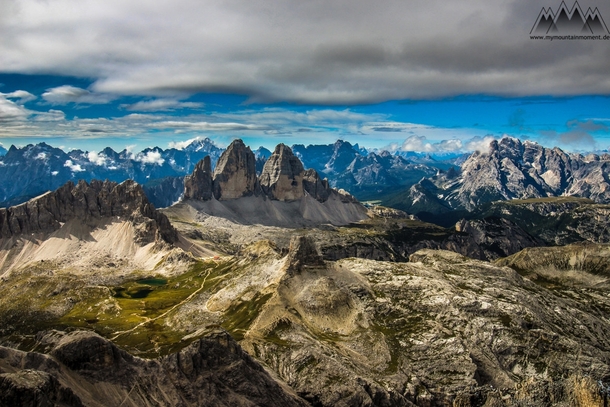 Panorama of the Sexten Dolomites  