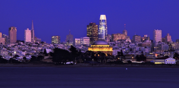 Panorama of the skyline of San Francisco