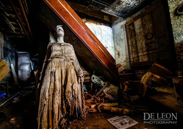 Papier-mch figure of Harriet Tubman in an abandoned wax museum in New Orleans after the levees broke Photo by Santos De Leon 