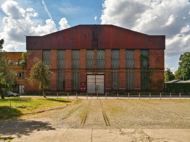 Partially abandoned Faur industrial complex in Bucharest 