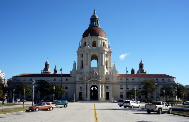 Pasadena California City Hall built  