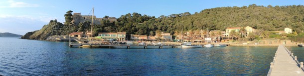 Perfect sunny evening in Port-Cros France A tiny island and a National Park off the Mediterranean coast between Toulon amp Saint-Tropez 
