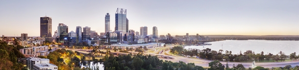 Perth Western Australia as seen from Kings Park 
