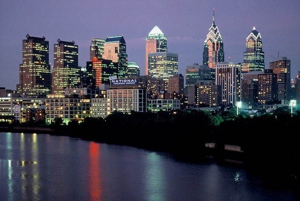 Philadelphia Skyline at night 