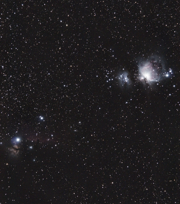 Photo of Orion and the Horsehead Nebula 