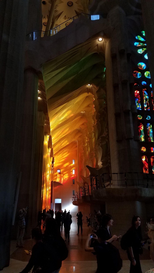 Picture I took on my trip of Spain of The Sagrada Familia by Gaud 