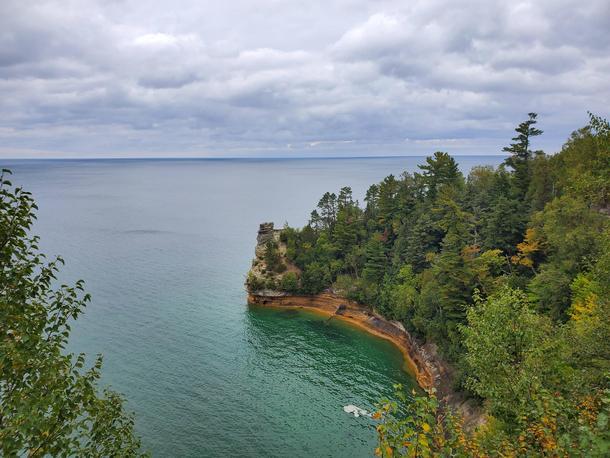 Pictured Rocks in the UP of Michigan No filters OC 