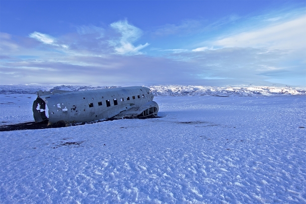 Plane Wreckage  Iceland 