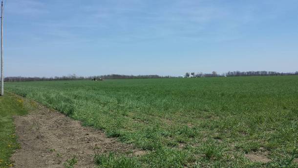 Planting into cover crop in Ohio 