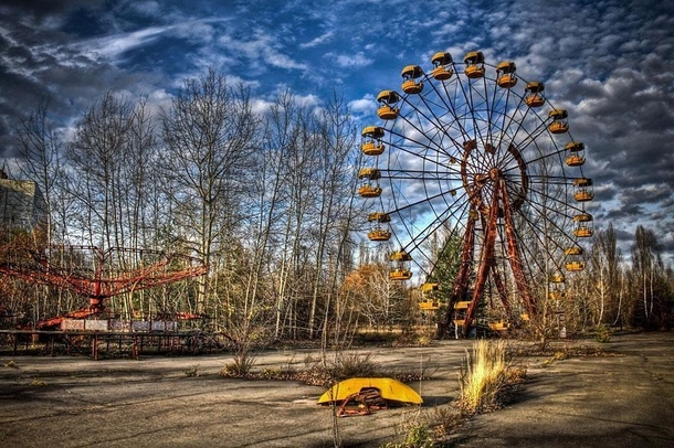 Pripyat Ukraine abandoned after they Chernobyl disaster 