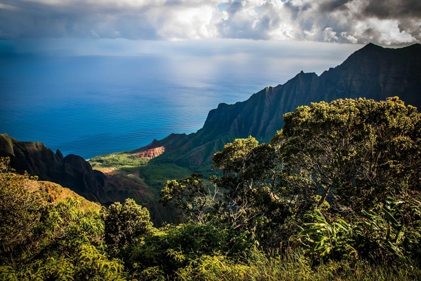 Probably the most beautiful view Ive ever experienced Puu O Kila Lookout Kauai