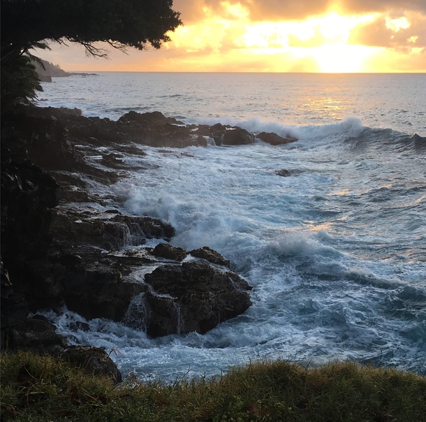 Puna Big Island Hawaii - Magnificent Sunrise  OC