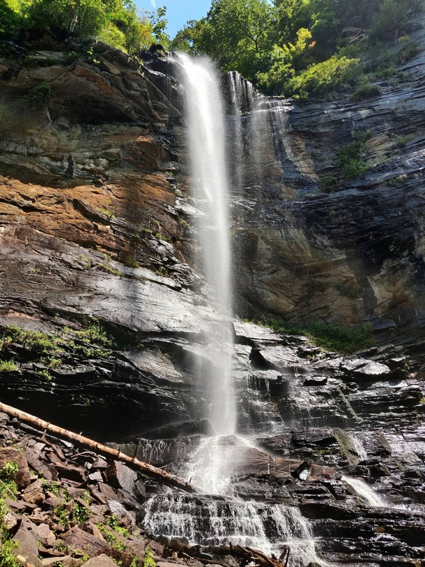 Rainbow Falls Jones Gap SC  The tallest waterfall in South Carolina Taken August th 